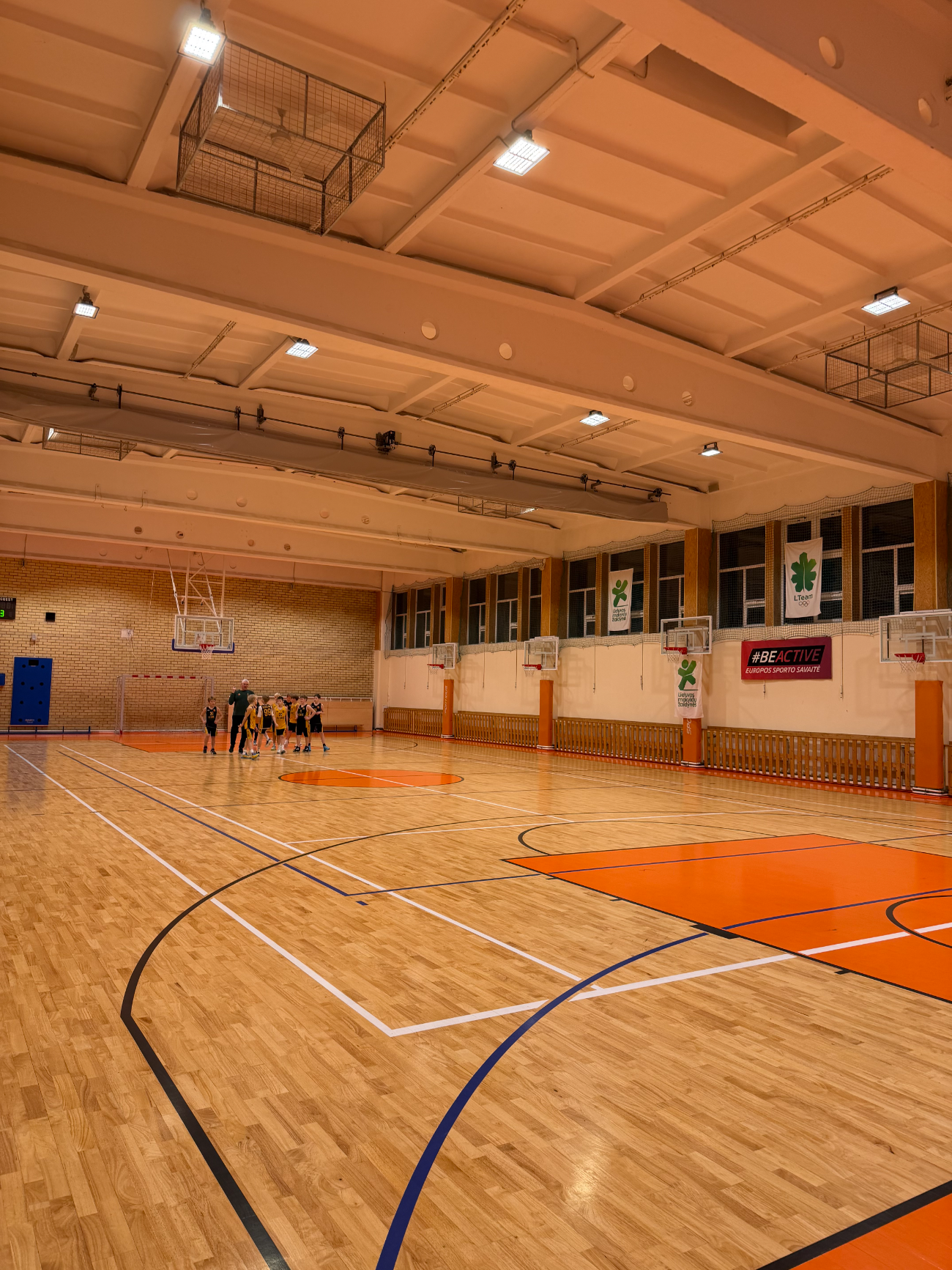 Šiaulių „Romuvos“ progimnazijos sporto salės LED apšvietimas